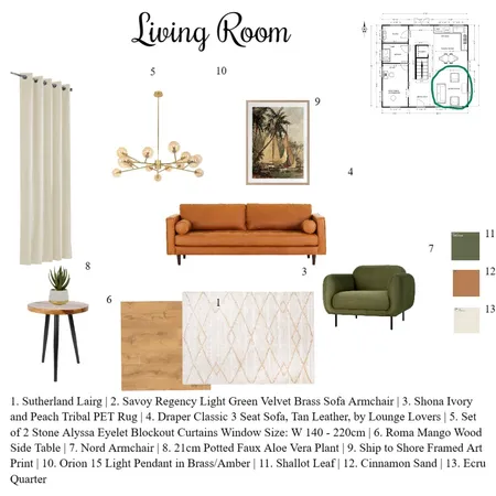 living room Interior Design Mood Board by Iman Sawan on Style Sourcebook