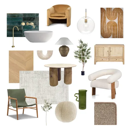 Earthy Interior Design Mood Board by designmstudio on Style Sourcebook