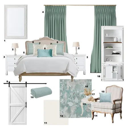 Master Bedroom Part B Interior Design Mood Board by Brie on Style Sourcebook