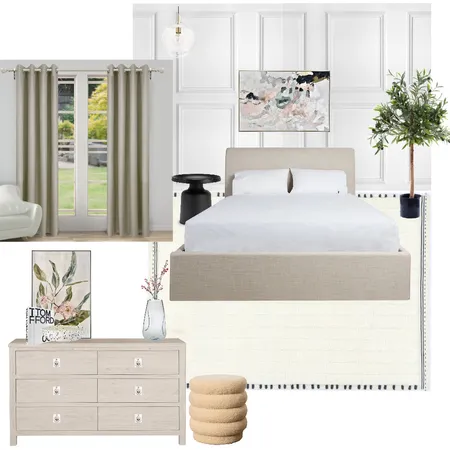 Chic Bedroom Interior Design Mood Board by celeste on Style Sourcebook