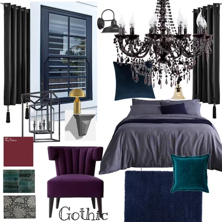 Gothic Interior Design Mood Board by Tammy on Style Sourcebook