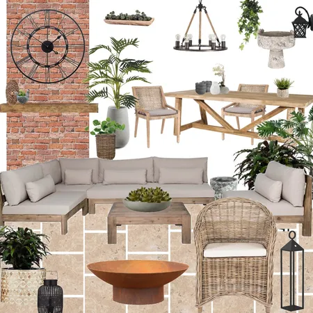 Ash & Lucinda's Alfresco Interior Design Mood Board by AJ Lawson Designs on Style Sourcebook