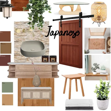 Japanese Style Interior Design Mood Board by Tammy on Style Sourcebook