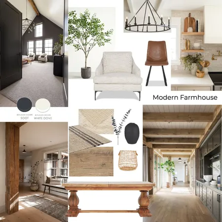 Modern Farmhouse Interior Design Mood Board by CarmenNarancsik on Style Sourcebook