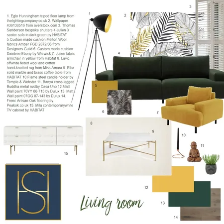 living room sample board Interior Design Mood Board by robertadifa1 on Style Sourcebook