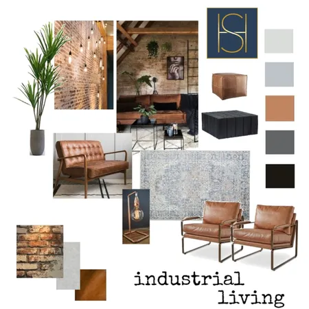 industrial mood board Interior Design Mood Board by robertadifa1 on Style Sourcebook