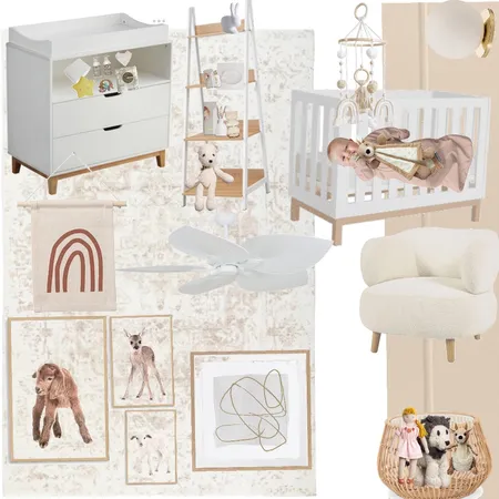 1. Nursary girl Interior Design Mood Board by Mae on Style Sourcebook