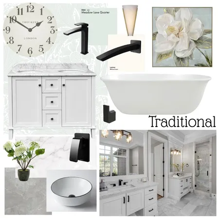 Traditional - BW Tiles Interior Design Mood Board by CSugden on Style Sourcebook