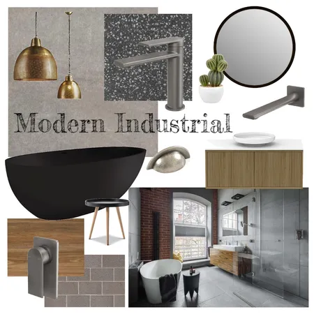 Modern Industrial - BW Tiles Interior Design Mood Board by CSugden on Style Sourcebook