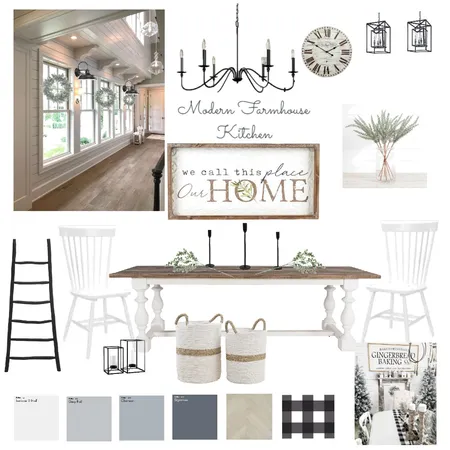 Modern Farmhouse - Kitchen Interior Design Mood Board by Megan Jones on Style Sourcebook