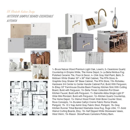 Kitchen Schedule final Interior Design Mood Board by LisaUS on Style Sourcebook