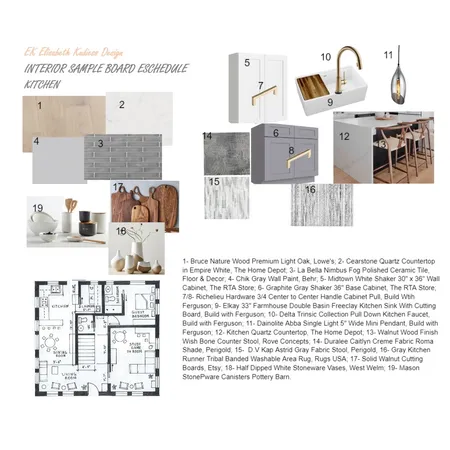 Kitchen Schedule final Interior Design Mood Board by LisaUS on Style Sourcebook