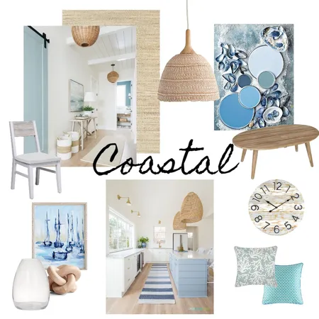 Coastal Interior Design Mood Board by On Point Staging and Design on Style Sourcebook