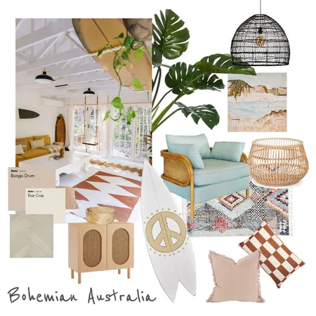 Bohemian Austrailia Interior Design Mood Board by Sophia Foglia on Style Sourcebook