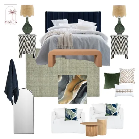 Master Bedroom Interior Design Mood Board by Manea Interior Design & Styling on Style Sourcebook