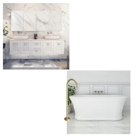 hampton ensuite Interior Design Mood Board by MiraDesigns on Style Sourcebook