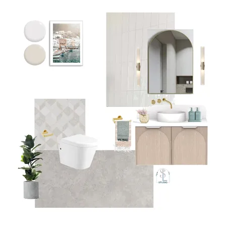 Mod 9 Powder Room Interior Design Mood Board by Studio Style Life on Style Sourcebook