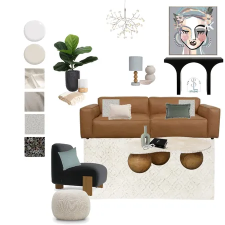 Mod 9 Living Room Interior Design Mood Board by Studio Style Life on Style Sourcebook