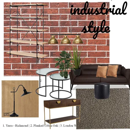 industrial style Interior Design Mood Board by guenis sama on Style Sourcebook