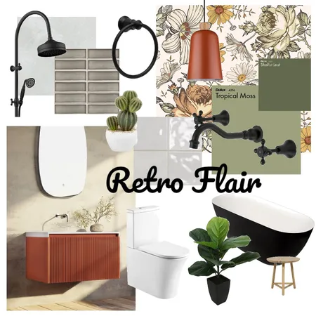 Retro Flair - BW Tiles Interior Design Mood Board by CSugden on Style Sourcebook