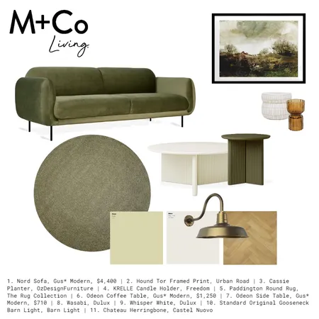 Vintage Era Interior Design Mood Board by M+Co Living on Style Sourcebook