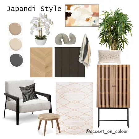 Japandi Style Interior Design Mood Board by Accent on Colour on Style Sourcebook