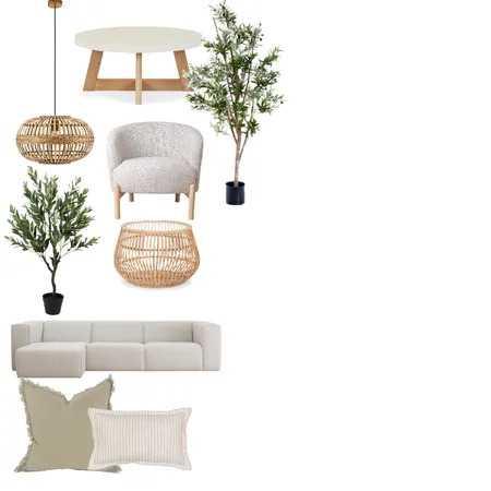 natrual coloured living room Interior Design Mood Board by Asha on Style Sourcebook