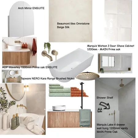 Bathrooms Interior Design Mood Board by Rebecca MacDonald on Style Sourcebook