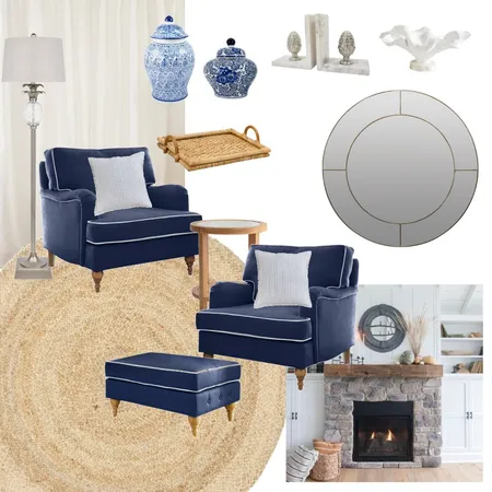 Hamptons Cosy Nook Interior Design Mood Board by Eliza Grace Interiors on Style Sourcebook