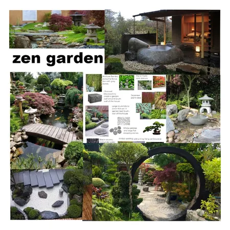 Zen Garden Interior Design Mood Board by phuirat on Style Sourcebook