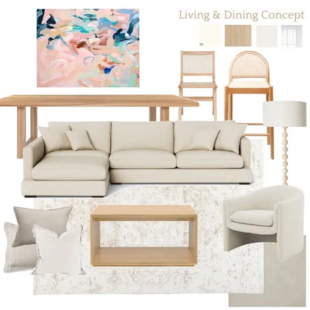 Living & Dining Concept Interior Design Mood Board by savannahreimers on Style Sourcebook