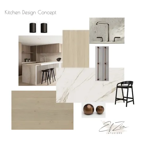 Hindmarsh island -kitchen Interior Design Mood Board by EF ZIN Interiors on Style Sourcebook