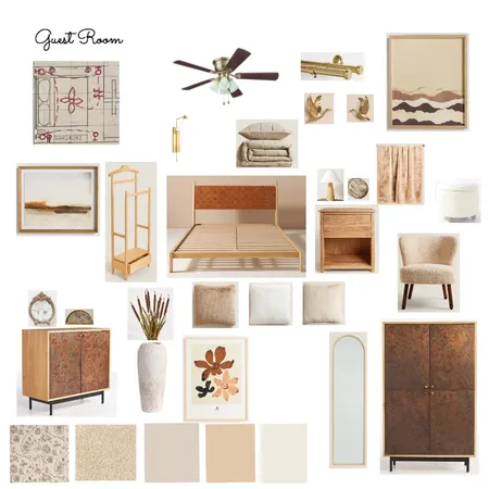 Guest Room. Ground Floor Interior Design Mood Board by Oksana Gallant on Style Sourcebook