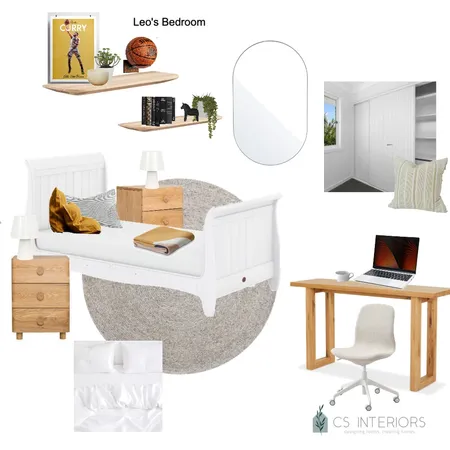 Leo's Bedroom Interior Design Mood Board by CSInteriors on Style Sourcebook