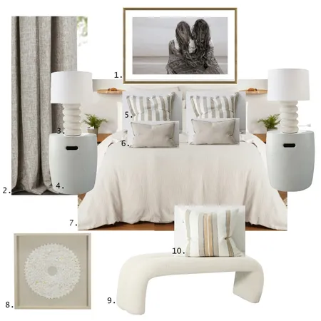 Airbnb Bedroom2 Interior Design Mood Board by katiestepheninteriors on Style Sourcebook