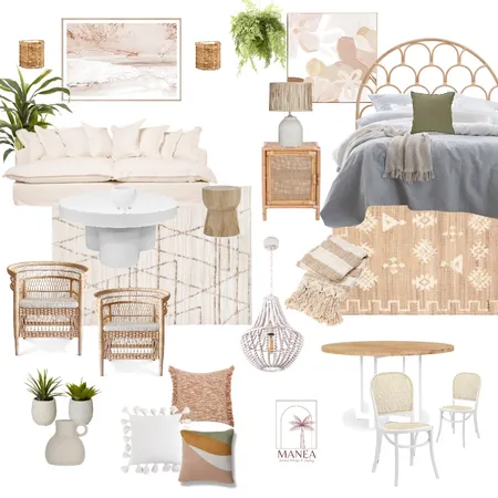 Boho Home Interior Design Mood Board by Manea Interior Design & Styling on Style Sourcebook