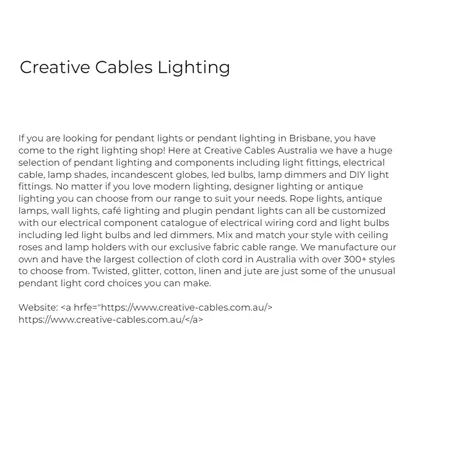 Creative Cables Interior Design Mood Board by Creative Cables Lighting on Style Sourcebook