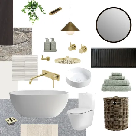 EC Master Bathroom Interior Design Mood Board by Citra on Style Sourcebook