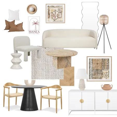 Neutral Home Interior Design Mood Board by Manea Interior Design & Styling on Style Sourcebook