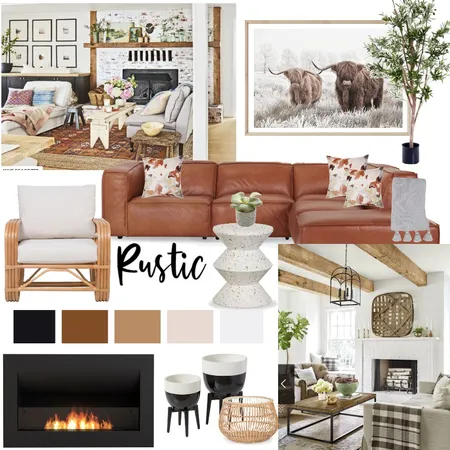 Rustic Contemporary Mood Board Interior Design Mood Board by APeevers on Style Sourcebook