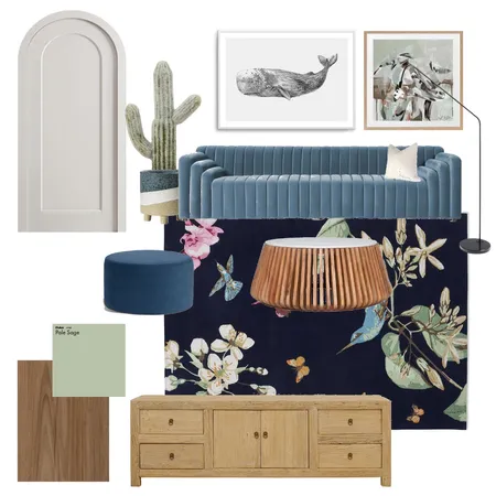 WEDGWOOD HUMMINGBIRD NAVY 378180 Interior Design Mood Board by Unitex Rugs on Style Sourcebook