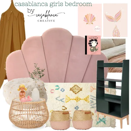 Casablanca girls room Interior Design Mood Board by Casablanca Creative on Style Sourcebook