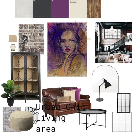 Urban Chic Interior Design Mood Board by Joanna Beckton on Style Sourcebook