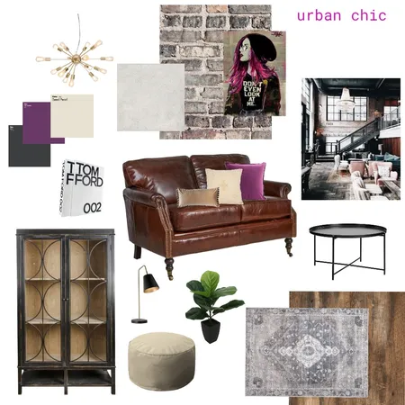 Urban Chic Interior Design Mood Board by Joanna Beckton on Style Sourcebook