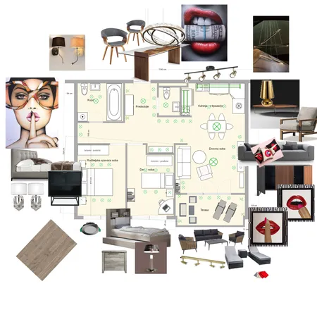 Diplomski rad Interior Design Mood Board by iv_a on Style Sourcebook