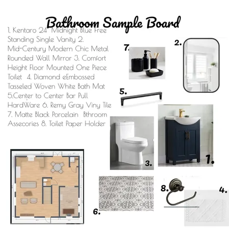 bathroom Interior Design Mood Board by avavecc on Style Sourcebook