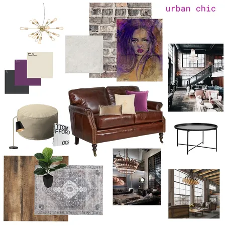 Urban Chic Interior Design Mood Board by Joanna Beckton on Style Sourcebook