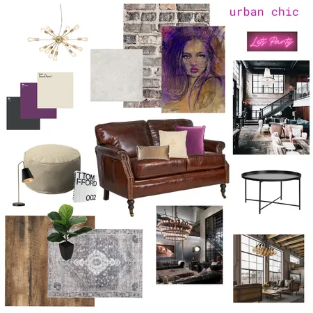 Urban Chic Interior Design Mood Board by Joanna Beckton on Style Sourcebook