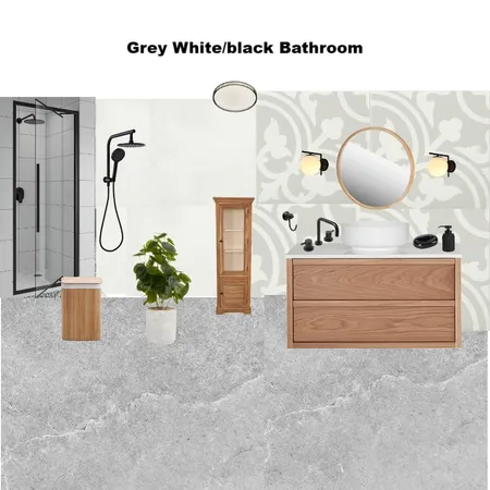 Avashni's Grey and white bathroom Interior Design Mood Board by Asma Murekatete on Style Sourcebook