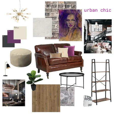 Urban Chic Interior Design Mood Board by Joanna Beckton on Style Sourcebook